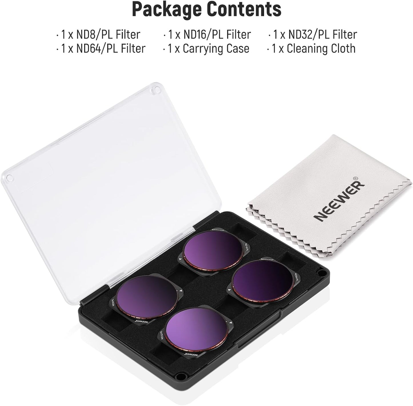 Neewer 10102901: DJI Air 3 ND/PL Filter Set