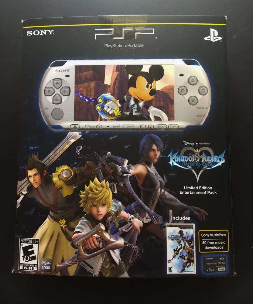 Sony PSP 3000 Limited Edition Kingdom Hearts Pack