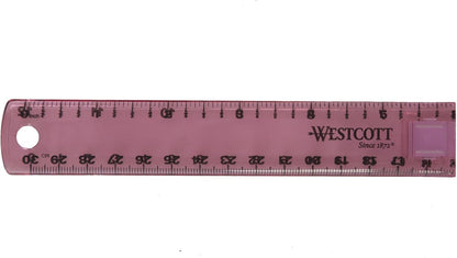 Westcott 15390 Plastic Folding Ruler - Colors Vary