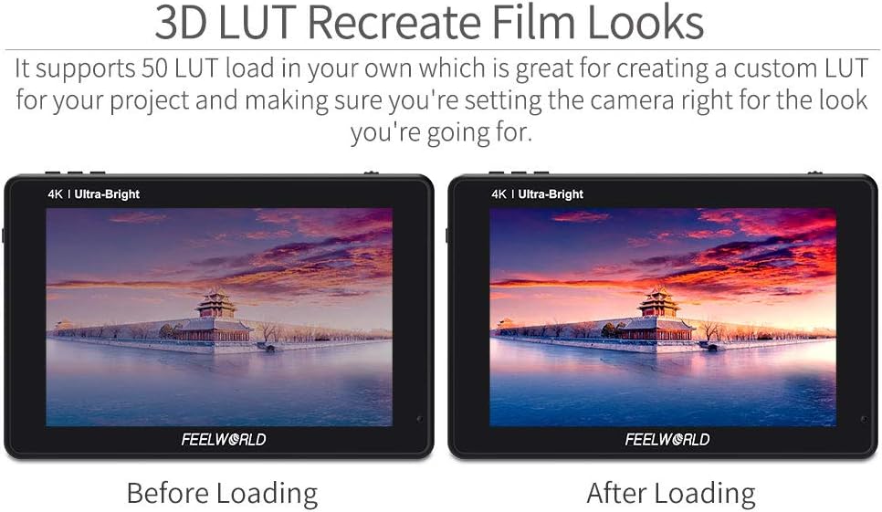 FEELWORLD LUT7-US 7" 2200nit Touchscreen DSLR Monitor