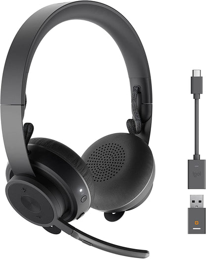 Logitech 981-000805 Zone Wireless Plus Headset (Renewed)