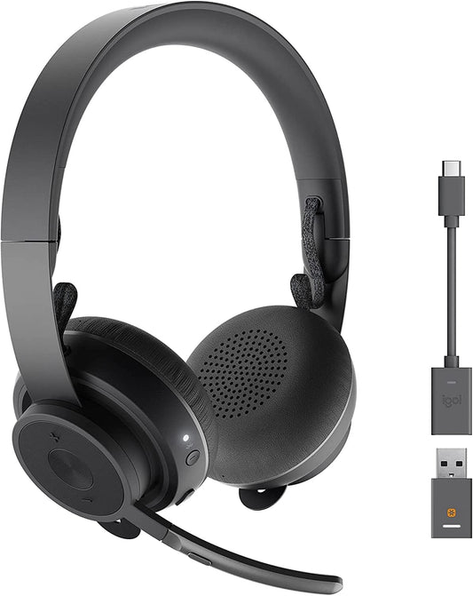 Logitech 981-000805 Zone Wireless Plus Headset (Renewed)
