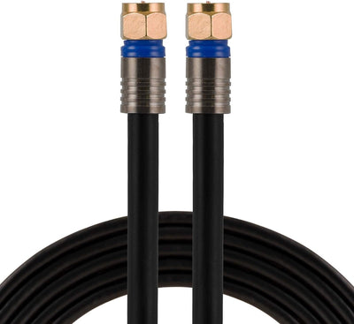 GE 33531 25 Ft RG6 Quad Shield Coaxial Cable