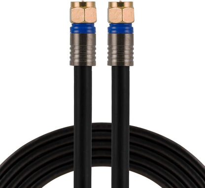 GE 33531 25 Ft RG6 Quad Shield Coaxial Cable
