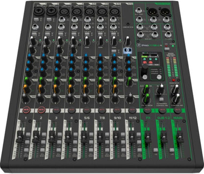 Mackie 12-Channel ProFX12v3+ Mixer Bundle with Bag