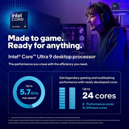 Intel Core Ultra 9 285K 24-Core Desktop Processor 5.7 GHz