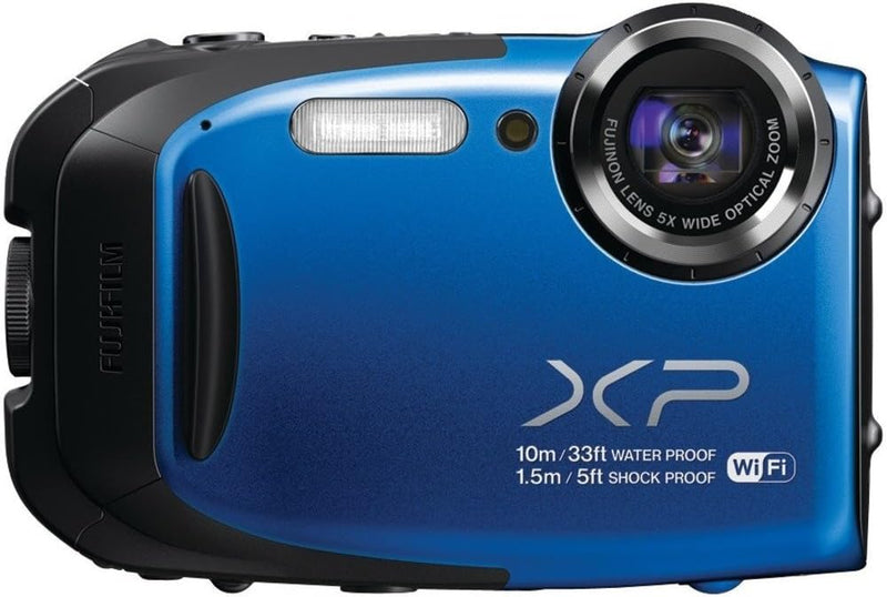 Fujifilm XP75/XP70-BLUE 16.4MP Waterproof 5X Zoom Camera — main product image
