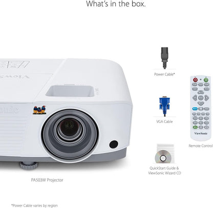 ViewSonic PA503W 4000 Lumens WXGA HDMI Projector