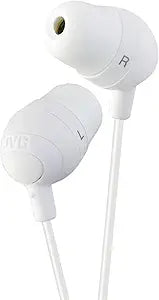 JVC HAFX32W Marshmallow In-Ear Headphones - White