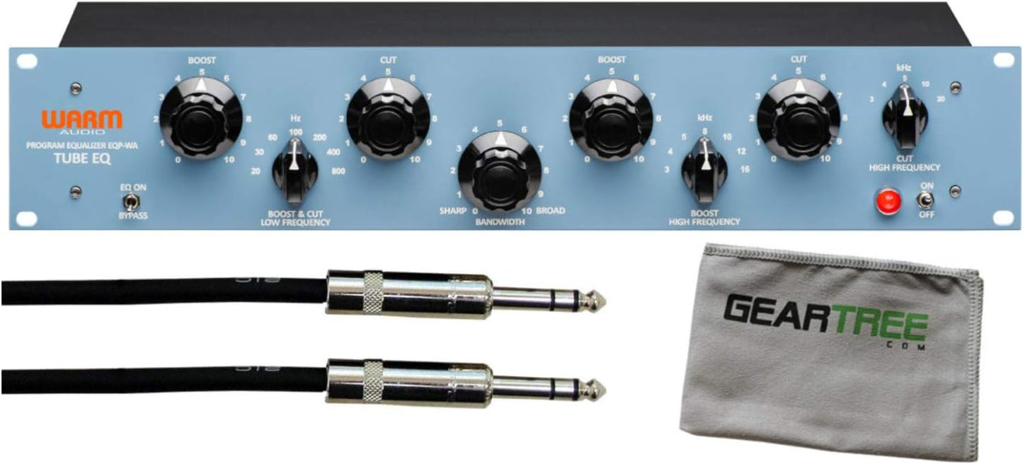 Warm Audio EQP-WA Pultec Tube EQ with Cloth & Cables