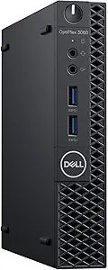 Dell 3060M Optiplex Micro i3, 8GB RAM, 128GB SSD (Renewed)