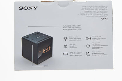 Sony ICFC1B.CED Black AM/FM Clock Radio