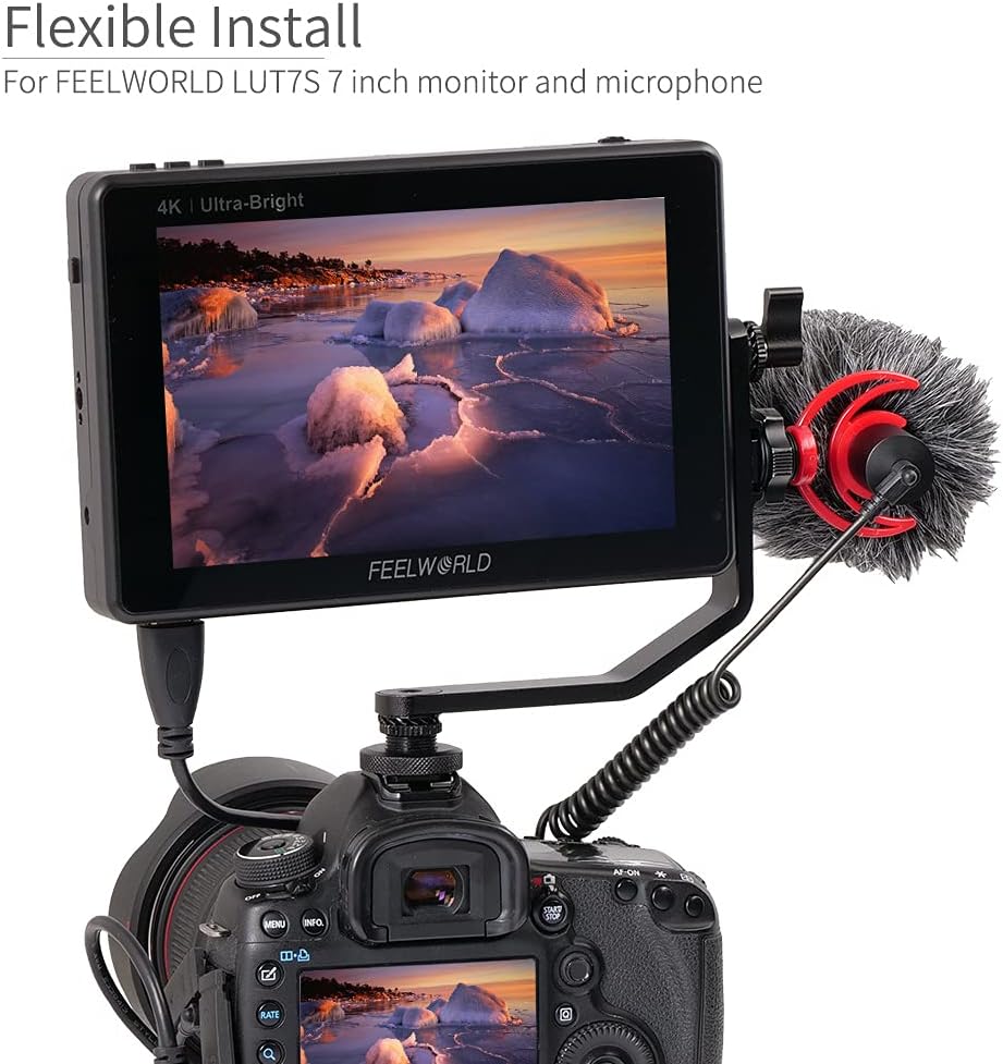 FEELWORLD FEELWORLD LUT7S Monitor Tilt Arm: DSLR Rig Mount