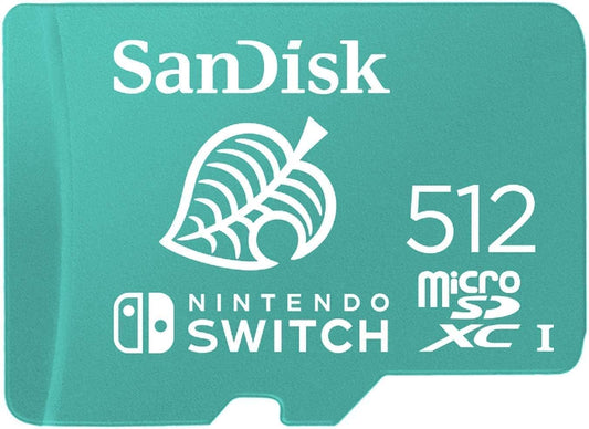 SanDisk SDSQXAO-512G 512GB MicroSD Nintendo Switch Animal Crossing