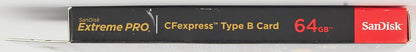 SanDisk SDCFE-064G-GN4NN 64GB Extreme PRO CFexpress Card