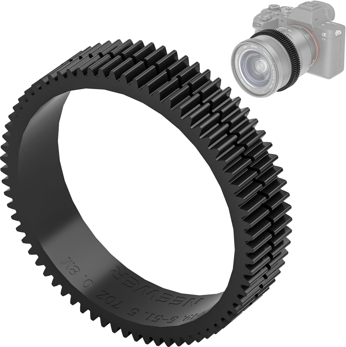 Neewer PG008 Follow Focus Gear Ring 49.5-51.5mm