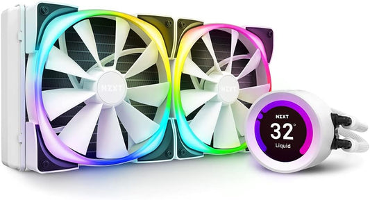 NZXT RL-KRZ63-RW Kraken Z63 RGB 280mm AIO Liquid Cooler White