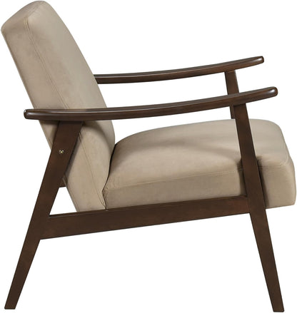 Lexicon 194840258988 Mid Century Modern Velvet Accent Chair