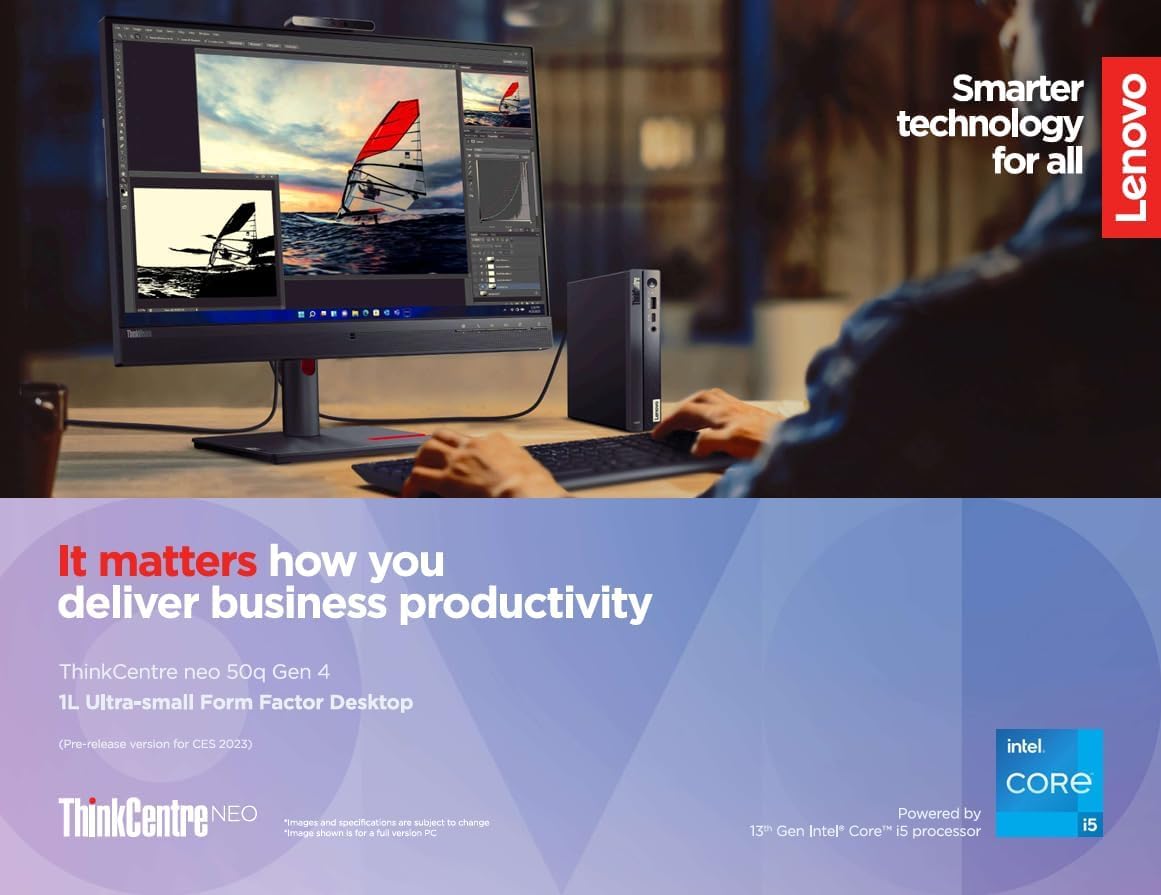 Lenovo 50q Gen 4 - Tiny Mini PC - i5 16GB 512GB SSD