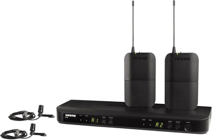 Shure BLX188/CVL-H10 Wireless Lavalier Microphone System Dual