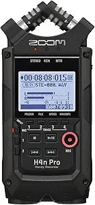 Zoom H4n Pro/BLK 4-Track Handy Recorder - Black Edition