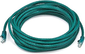 Monoprice 104986 20FT Cat5e Ethernet Network Cable Green — main product image