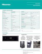 Hisense DH7021KP1G 50-Pint Dehumidifier Pump Renewed
