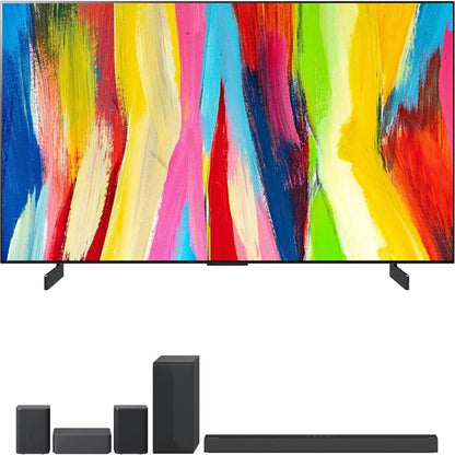 LG E66LGOLED48C2PUA 48" OLED Evo TV Soundbar Bundle
