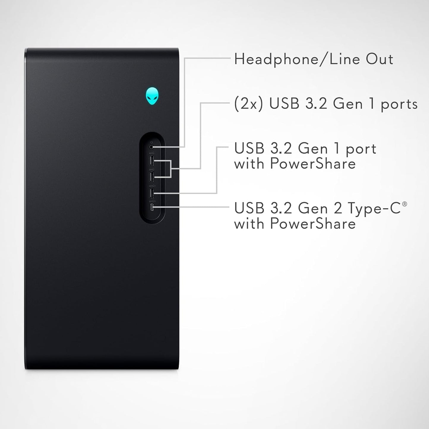 Alienware AWAUR16-7520BLK-PUS Aurora R16 RTX 4060 Gaming Desktop