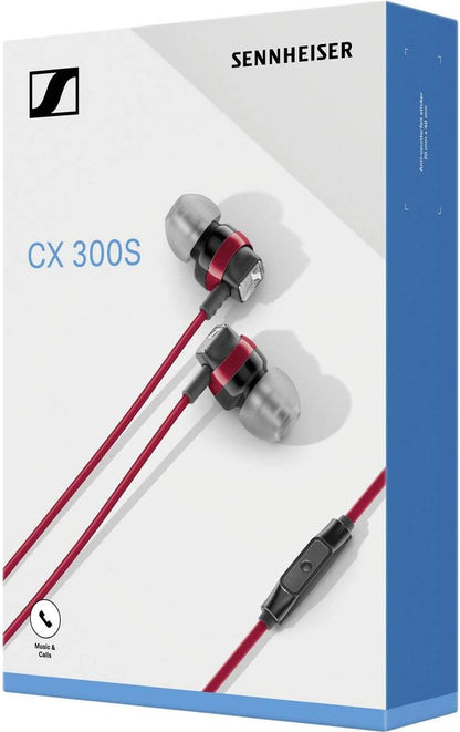 Sennheiser CX 300S Red In-Ear Headphones Remote