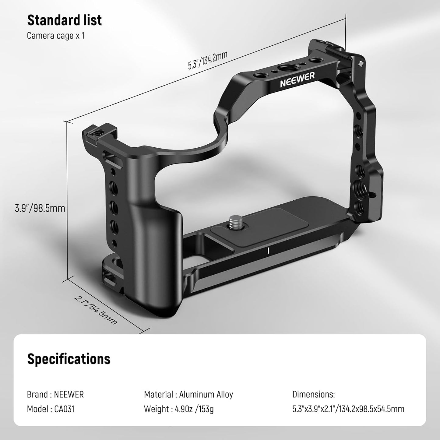 Neewer CA031 Camera Cage for Canon EOS R50