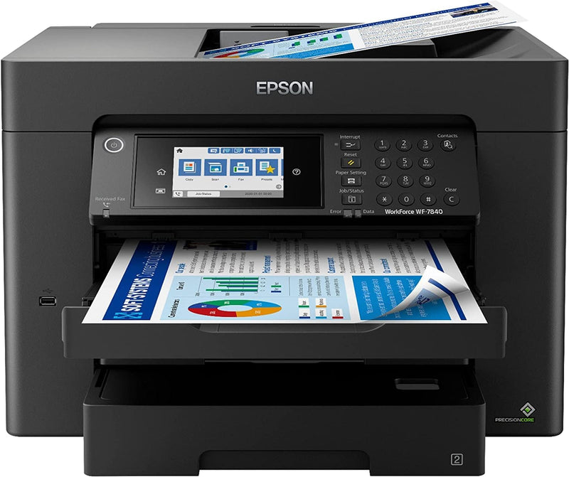 Epson WorkForce Pro WF-7840 Wireless Wide-Format Color Inkjet Printer — main product image