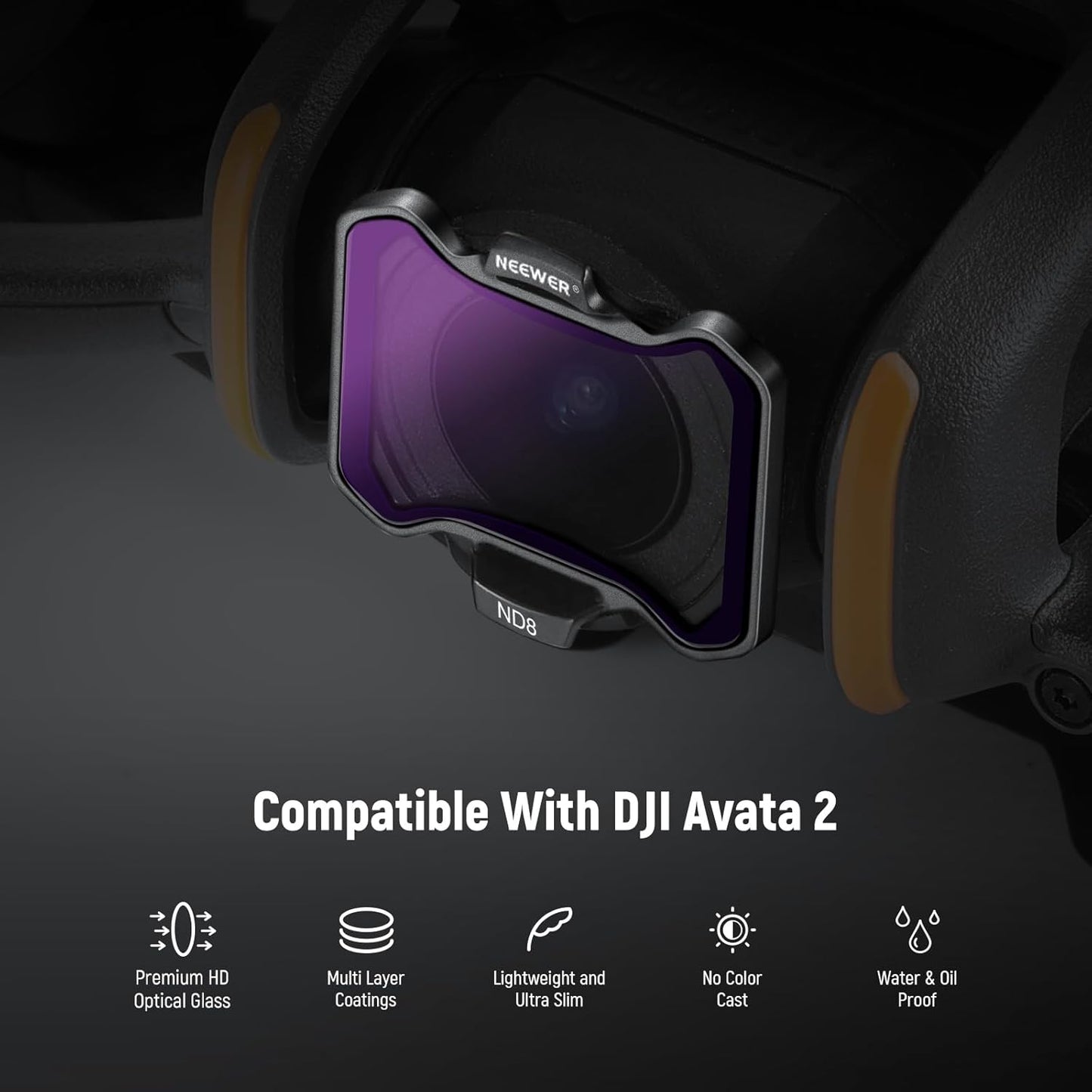 Neewer 10104776 ND Filters Set for DJI Avata 2