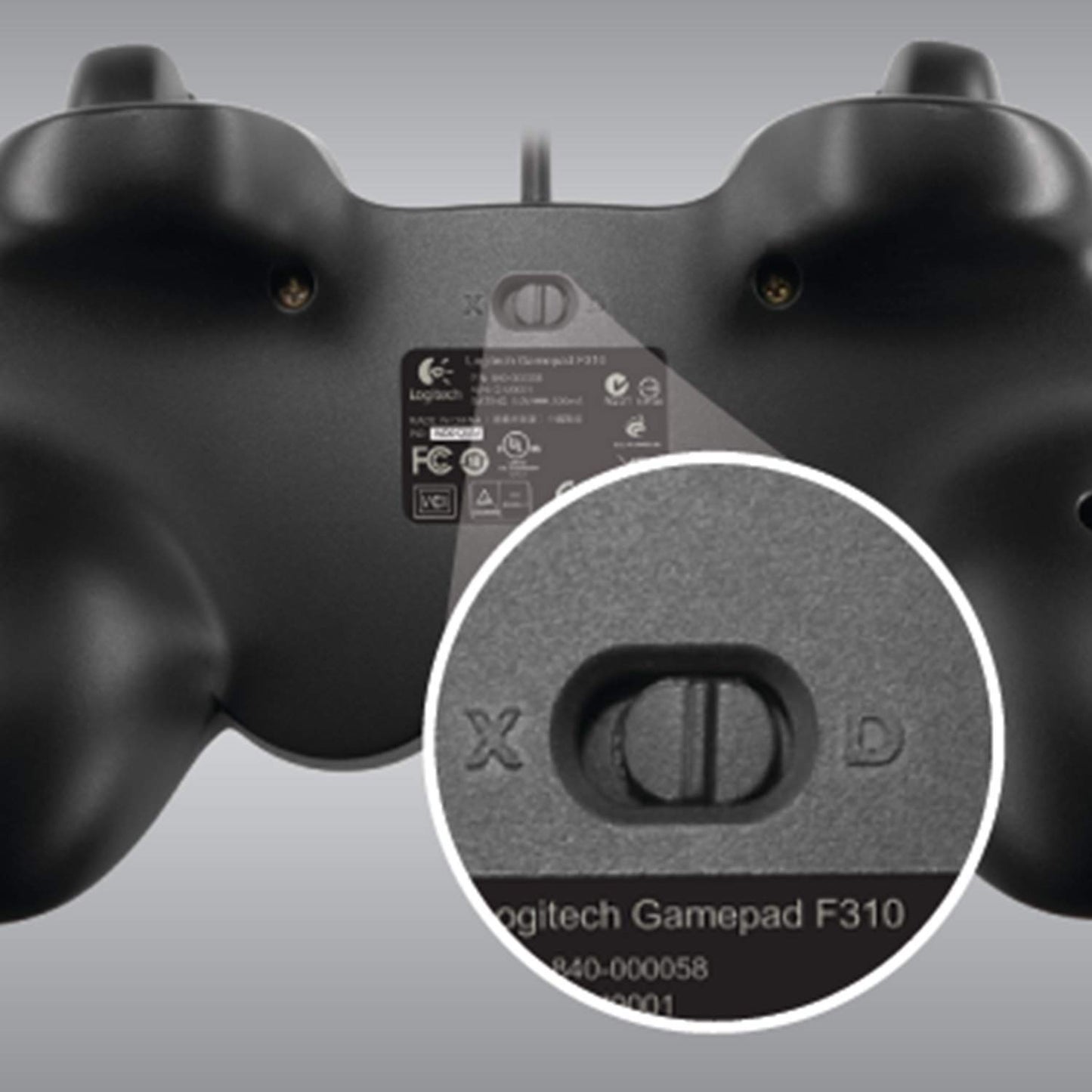 Logitech 940-000110 G F310 Wired PC Gamepad Controller