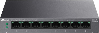 TP-Link LS108GP 8-Port Gigabit PoE+ Ethernet Switch