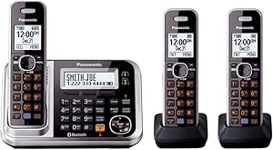 Panasonic KX-TG7873S Link2Cell Cordless Phone System — main product image