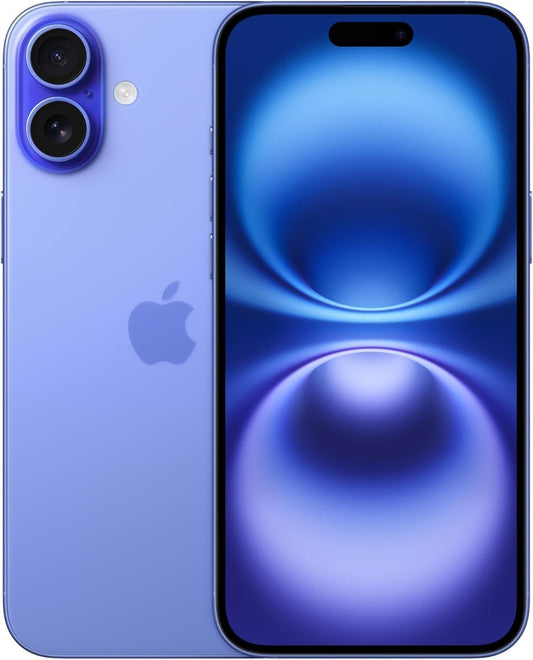 Apple A3082 iPhone 16 512GB Ultramarine AT&T (Renewed)