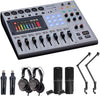Zoom PodTrak P8 Podcast Recorder Bundle with ZDM-1 Mics