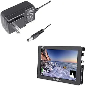 FEELWORLD FW703 Monitor 12V Power Adapter Bundle — main product image
