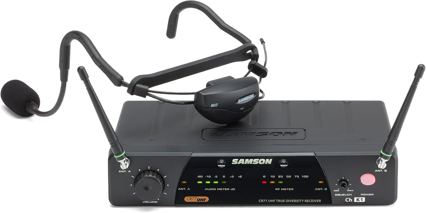 Samson SW7A7SQE-K1 AirLine 77 Fitness Headset Wireless System