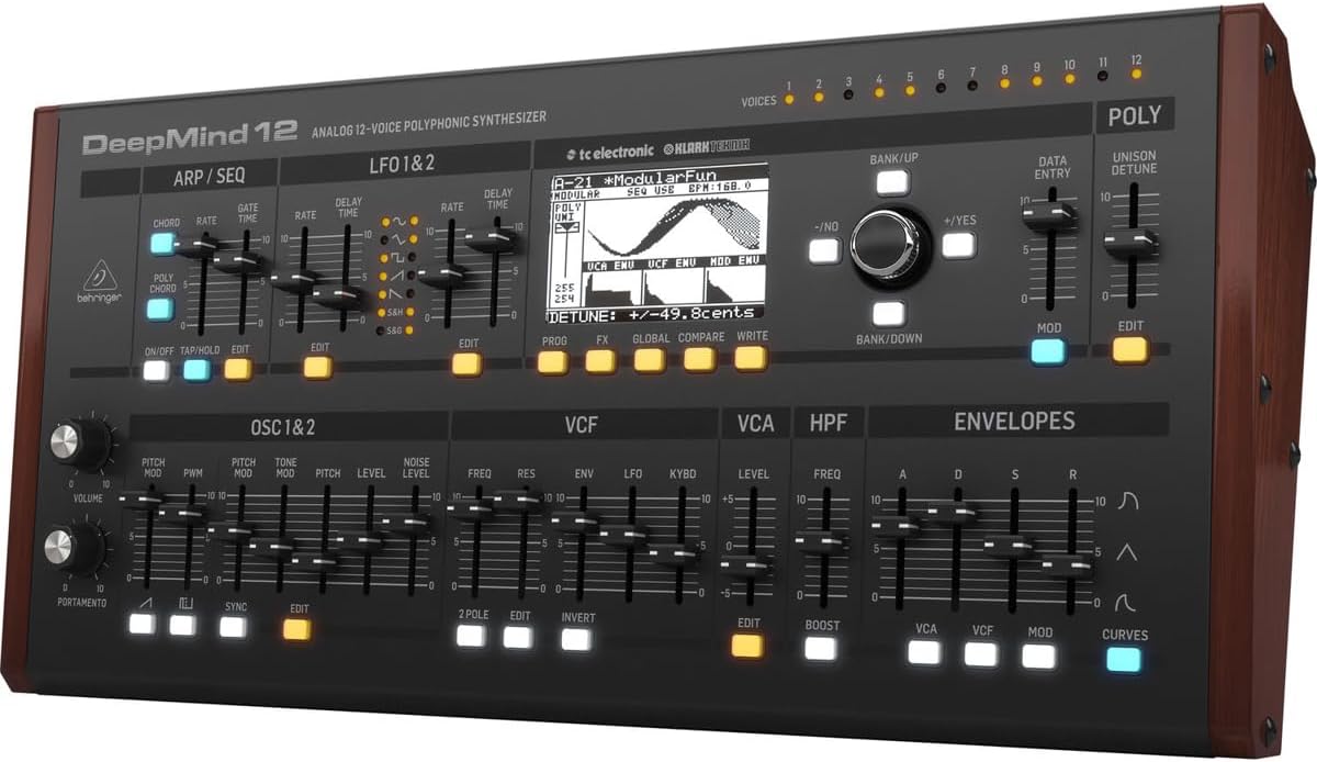 Behringer DEEPMIND12D 12-Voice Analog Desktop Synthesizer