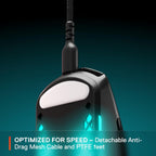 SteelSeries 62611 Aerox 3 Holey RGB Gaming Mouse (Onyx)