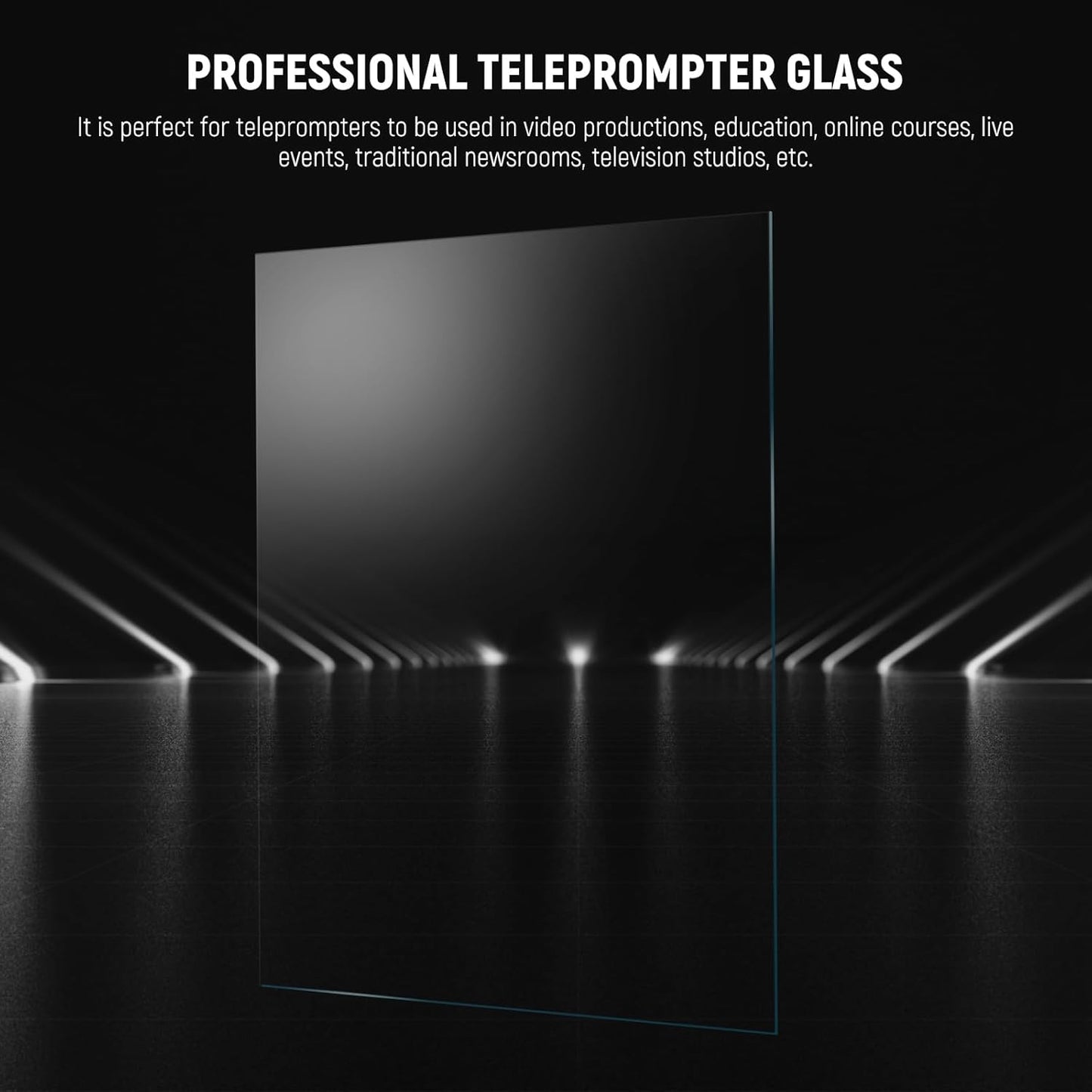 Neewer 33000066 14 inch DIY Teleprompter Glass