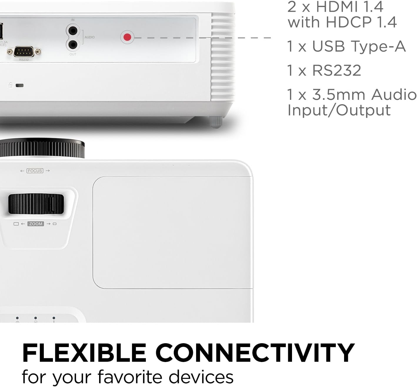 ViewSonic PA503HD 4000 Lumens FHD Home Theater Projector