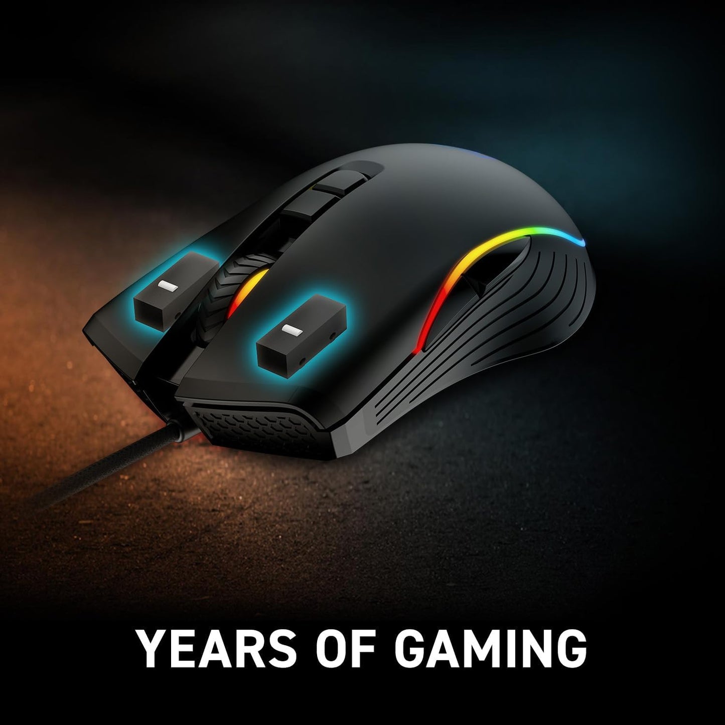 MSI FORGE GM300 Lightweight RGB Gaming Mouse