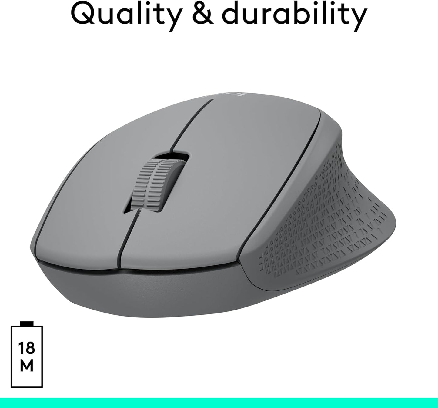 Logitech 910-004908 M330 SILENT Wireless Mouse (Grey)