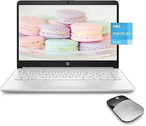 HP Premium 14" Laptop: Pentium, 16GB RAM, 512GB SSD, Mouse Bundle