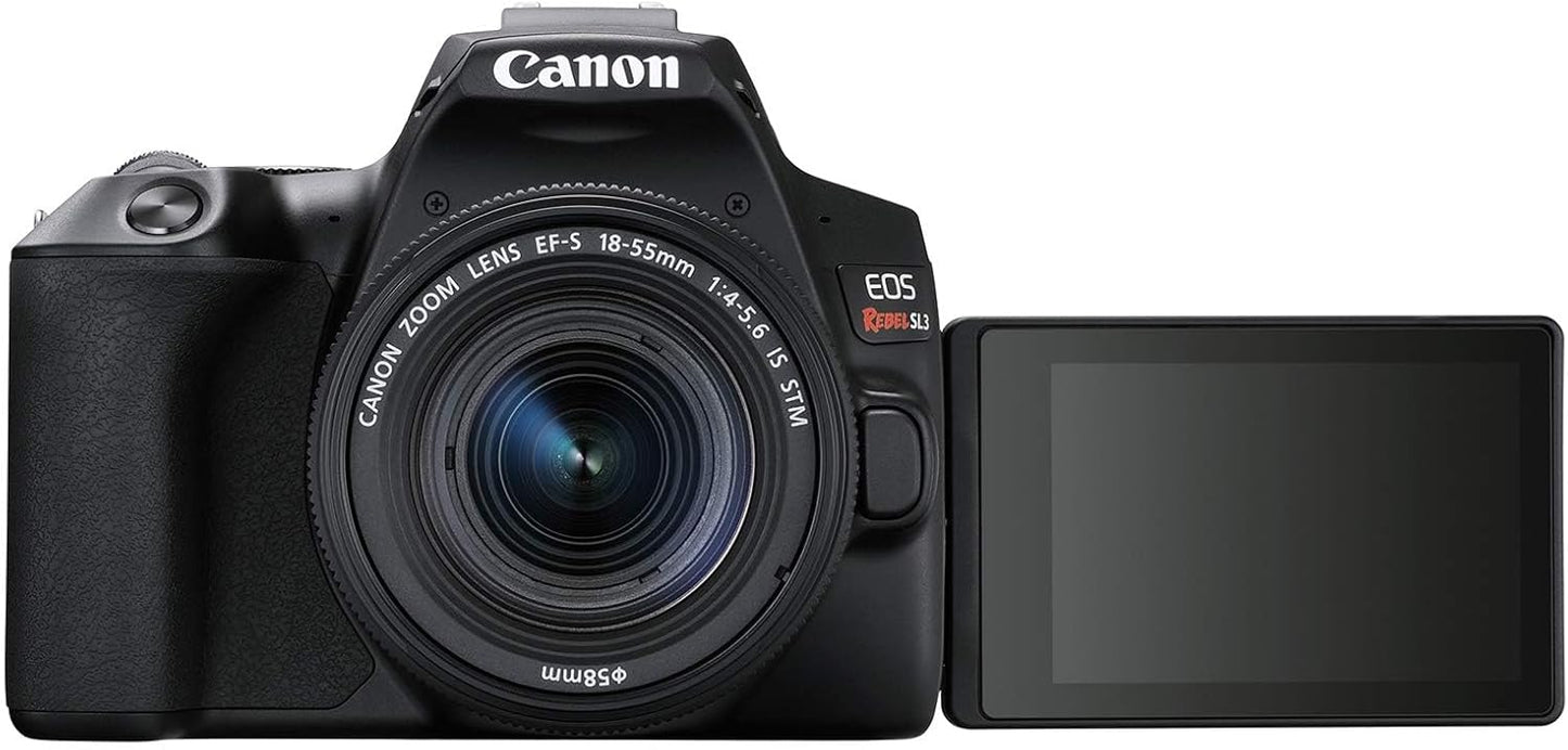 Canon 3453C002 Rebel SL3 DSLR with 18-55mm Lens (Renewed)