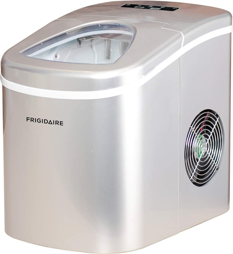 RCA RIC102-SILVER Compact Ice Maker - 26 lbs/Day — main product image