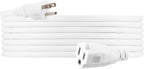 GE 81598 20 Ft Outdoor Extension Cord - Heavy Duty White